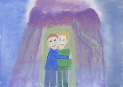 梦见两个小男孩出远门