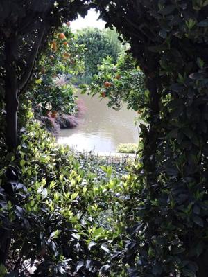 门前横着一条河，河畔风水寓意财运亨通